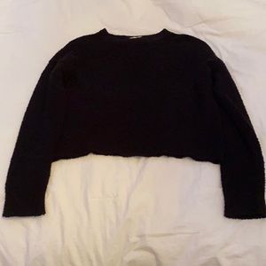 Double Zero; Small; Fuzzy Black Sweater; Never Worn, Perfect Condition